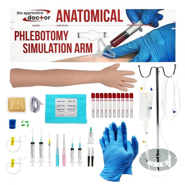 Apprentice Doctor Phlebotomy Practice Kit and IV Practice Kit
