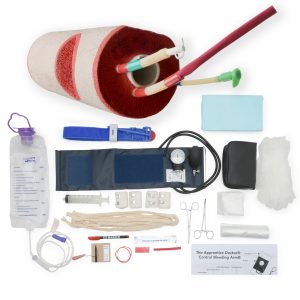 Stop the bleed kit and training course, stop bleeding
