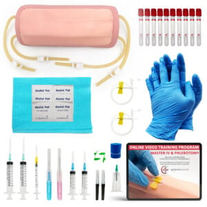 injection, iv, and phlebotomy practice kit. Injection Trainer AD603-Inj-ExtP