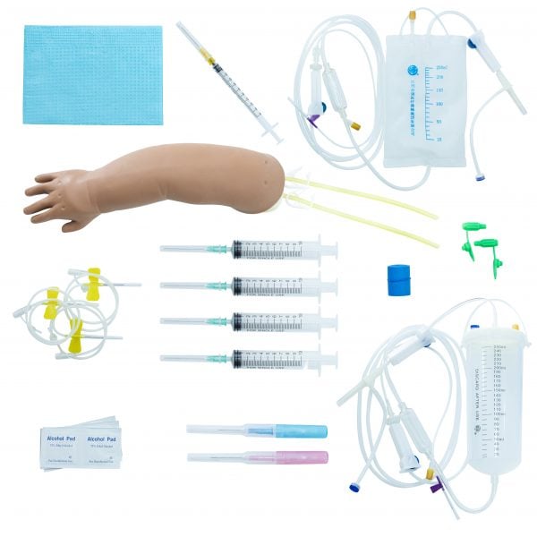 Dark skin pediatric baby iv phlebotomy arm AD604-Dark-Baby