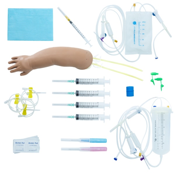 Dark skin pediatric baby iv phlebotomy arm AD604-Dark-Baby