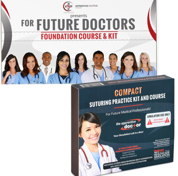 BUNDLE: For Future Doctors + Suture Kit (w/ Online Courses)